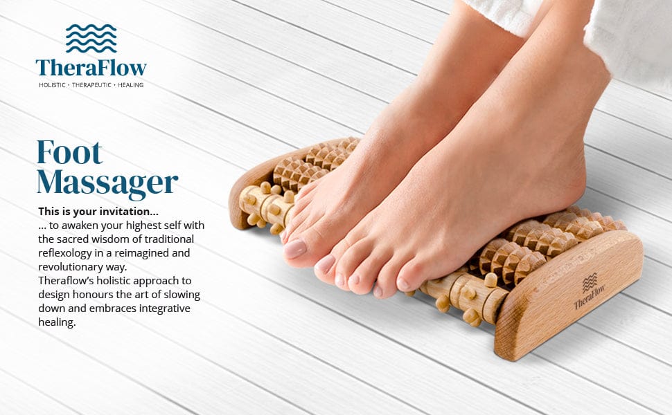Dual Foot Massager Roller (Large). Relax and Relieve Plantar Heel