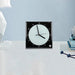 Personalized Mirror Edge Glass Photo Frame with Clock - Photo4Gift