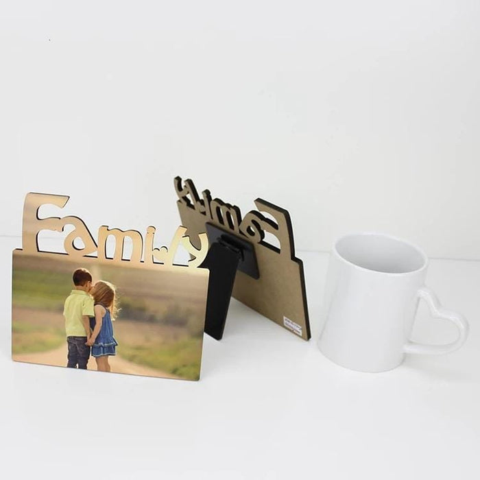 Personalized Wood Photo Frame For Family Picture - Photo4Gift