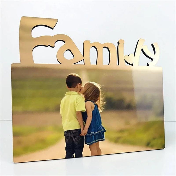 Personalized Wood Photo Frame For Family Picture - Photo4Gift