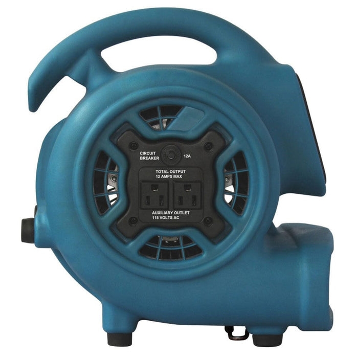XPOWER P-230AT Air Mover Fan with Built-in Power Outlets