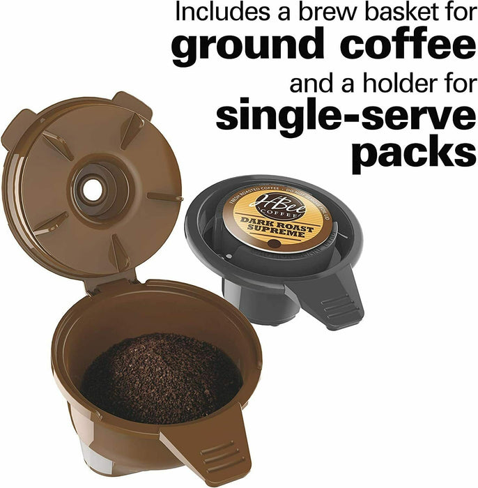 Hamilton Beach 49976 FlexBrew Coffee Maker Single Serve & Full Pot for K-Cup