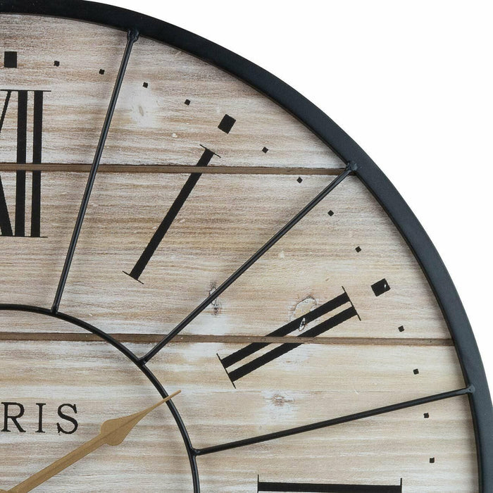 Sorbus Paris Oversized Wall Clock Centurion Roman Numeral Hands Parisian