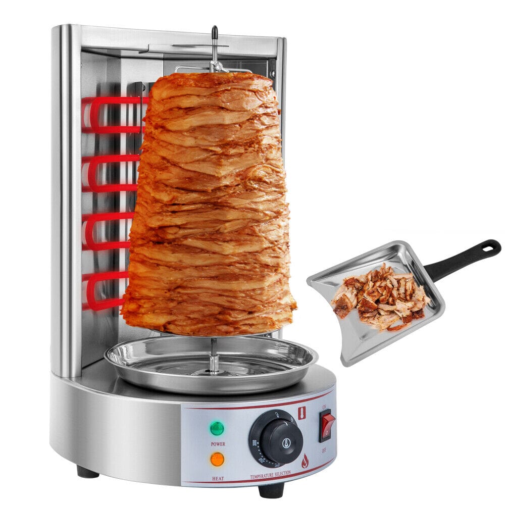 VEVOR Shawarma Grill Machine, 5 Strings of Barbecue Capacity, Chicken  Shawarma Cooker Machine with 2 Burners, Gas Vertical Broiler Gyro Rotisserie  Oven Doner Kebab Machine, for Home Restaurant Kitchen