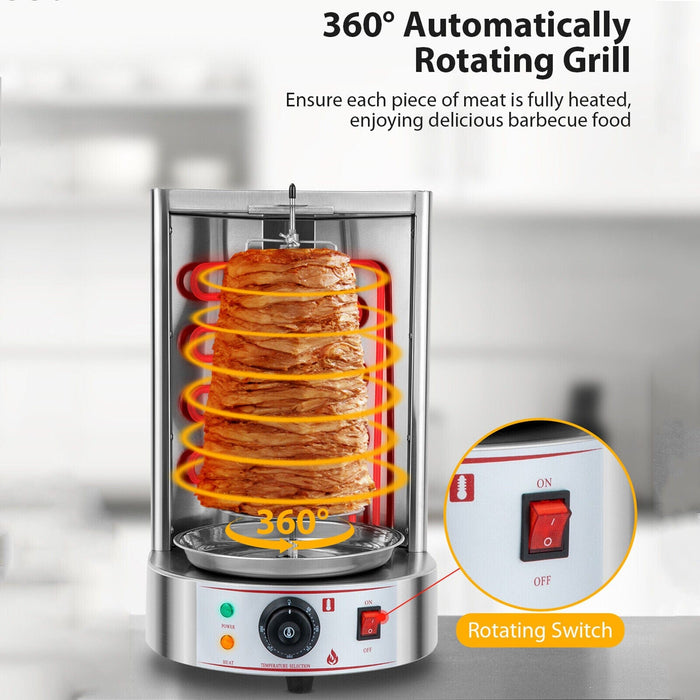 Electric Vertical Broiler Gyro Grill Shawarma Machine Spinning Doner Kebab Tool