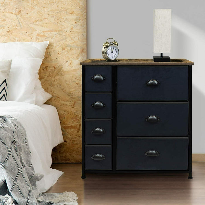 Sorbus 7 Drawers Dresser - Farmhouse Furniture Storage Chest Organizer Bedroom