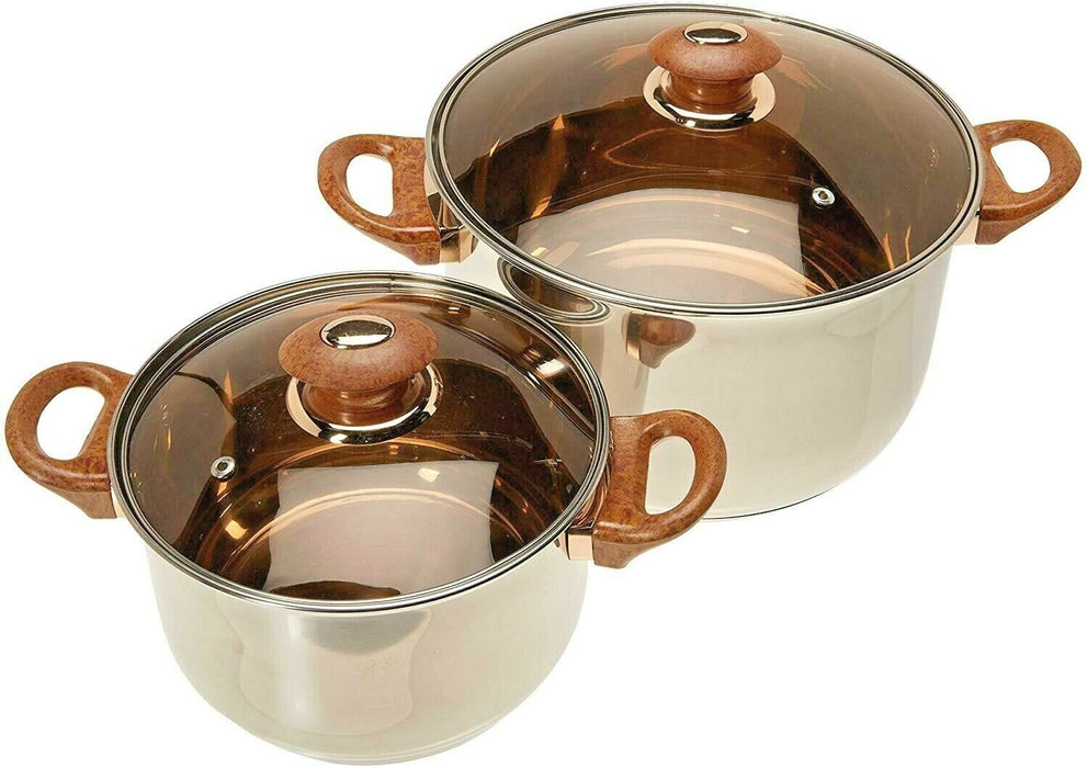 Uniware 3415 Stainless Steel Cookware Set 12 Pieces