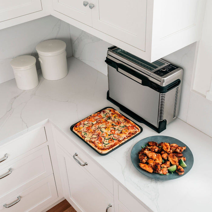 Ninja SP100 Foodi Digital Air Fry Oven, Large Toaster Oven Flip-Away for Storage