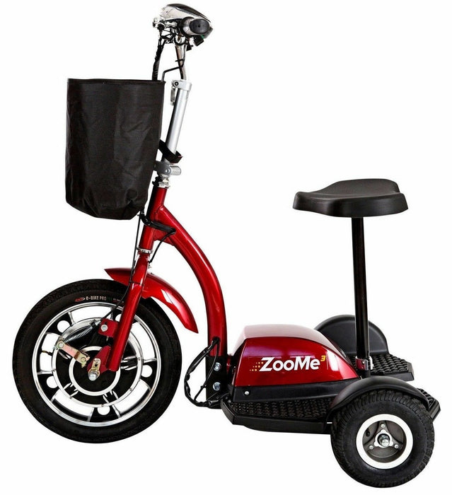 Drive Medical ZOOME3 Three Wheel Recreational Power Scooter - Red