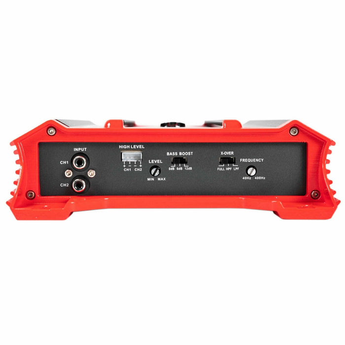 Crunch GP-2000.2 Ground Pounder Amplifier - Black/Red