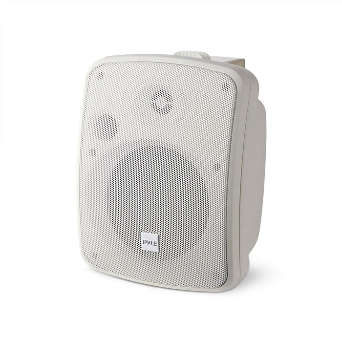 Pyle PDWR54BTW 5.25" 600W Bluetooth Waterproof Powered Outdoor Speakers (Pair)