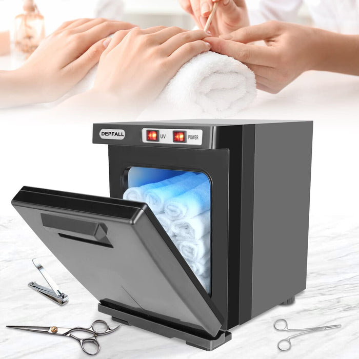 Hot Towel Warmer Sterilizer Facial Spa Salon Massage UV Sterilizer Cabinet Heat