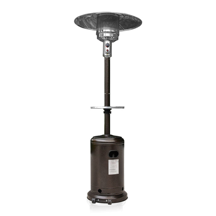 48,000 BTU Outdoor Propane Patio Heater LP Gas with Adjustable Table and Wheel