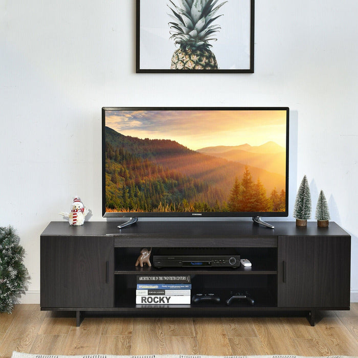 Modern TV Stand Media Entertainment Center for TV's up To 65" w/Storage Cabinet