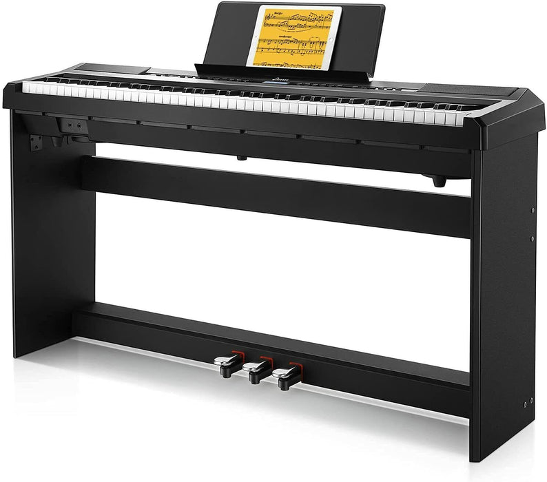 Donner DEP-20 88 Key Full Weighted Digital Piano Keyboard w/ Detachable Stand