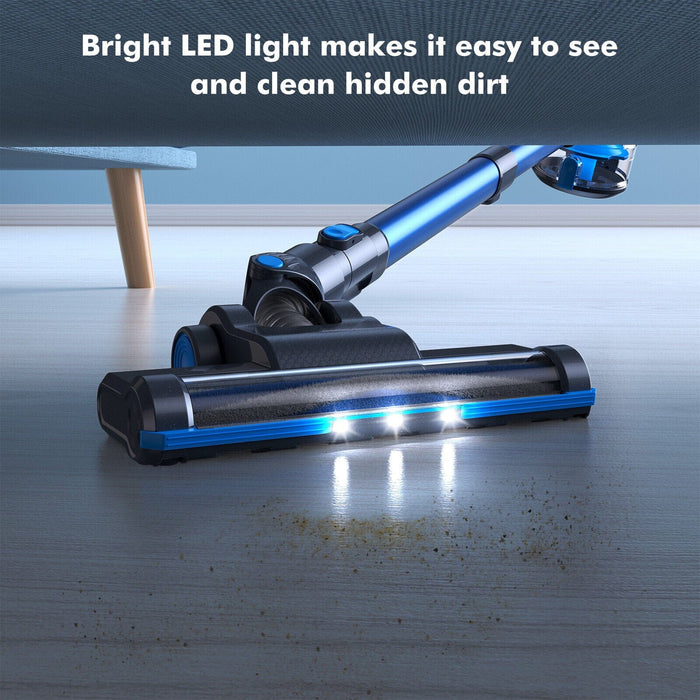 Lubluelu Cordless Vacuum Cleaner 6 in 1 15KPa for Hardwood Floor Carpet Pet Hair