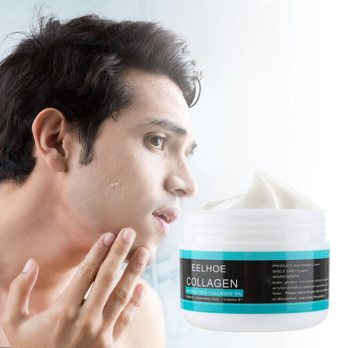 Men's Face Wrinkle Remover Retinol Anti-Aging Face Cream Skin Tightening Firming
