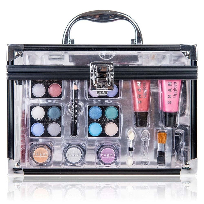 SHANY Carry All Trunk Makeup Set (Eye shadow palette/Blushes/Powder/Nail Polish