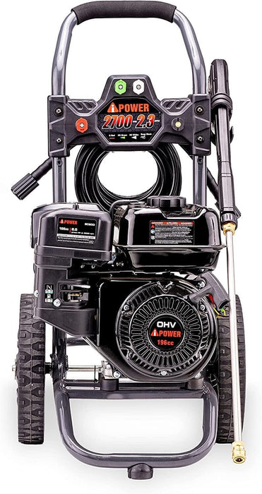 A-iPower 2,700-PSI 2.3 GPM Cold Water Gas Powered Pressure Washer (PWF2701SH)