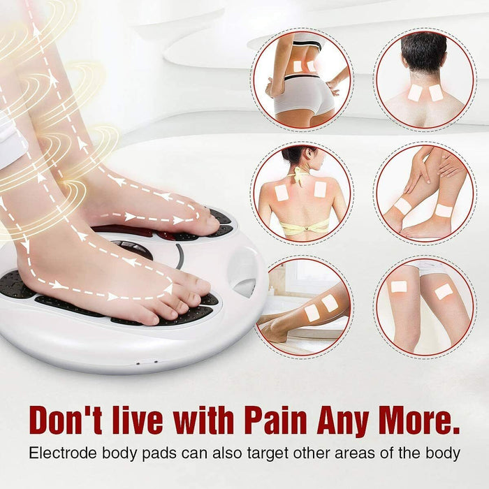 OSITO Foot Massager Legs Blood Circulation Tens EMS Pulse Pain Relief Machine