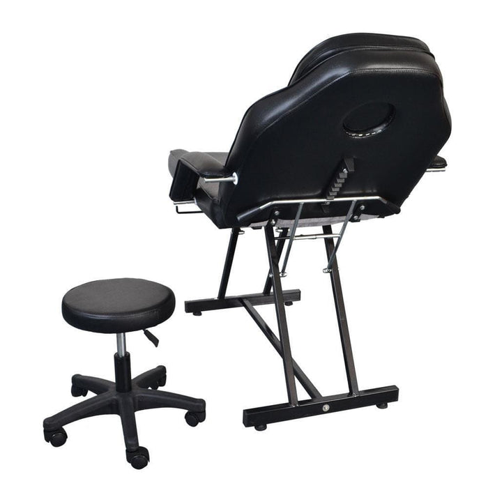 73" Adjustable Massage Table Bed Chair w/Stool Beauty Spa Tattoo Salon Equipment