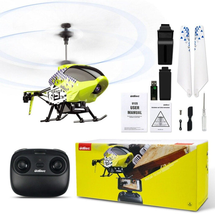 Cheerwing U12S Mini RC Helicopter Camera Remote Control Helicopter Kid Adult Toy