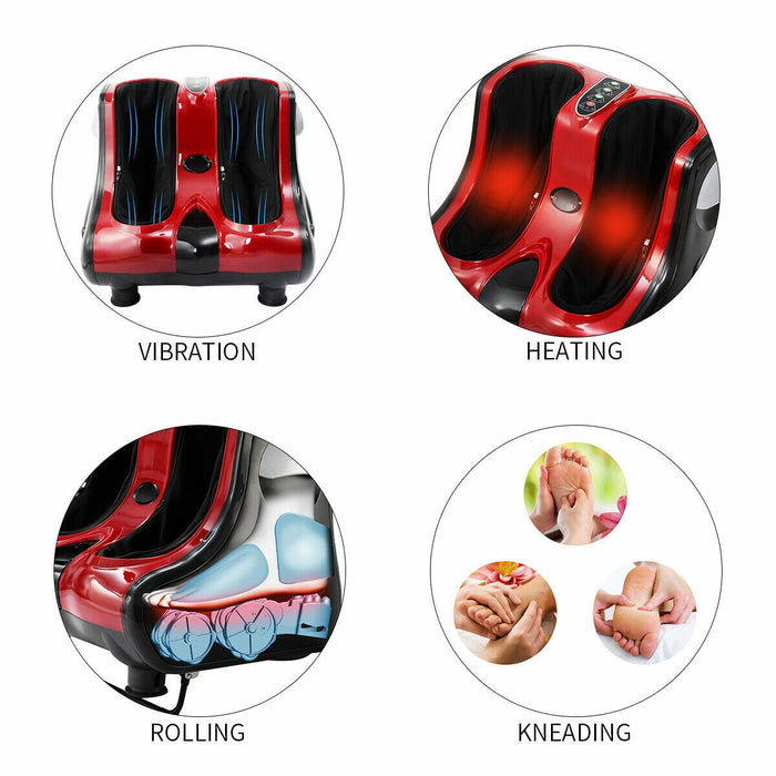Costway Shiatsu Kneading Rolling Vibration Heating Foot Calf Leg Massager