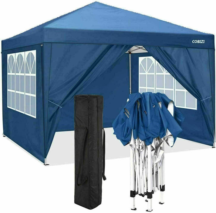 Canopy Tent 10x10'' Outdoor Gazebo Heavy Duty Pavilion Event Party Tent Blue