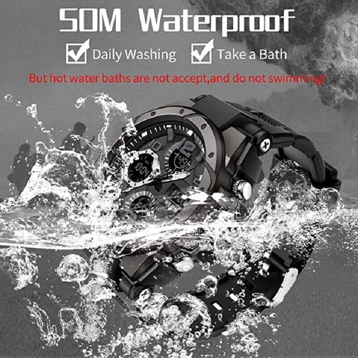 Military Watches for Men Waterproof Sports Tactical Mens Digital Wrist Watches