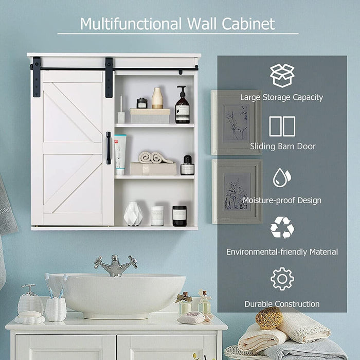 Bathroom Wall Mounted Cabinet Medicine Storage