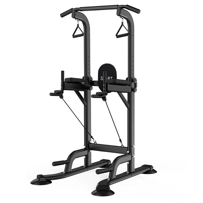 Power Tower Dip Station Pull Up Bar for Home Gym Fitness Equipment 440 LBS