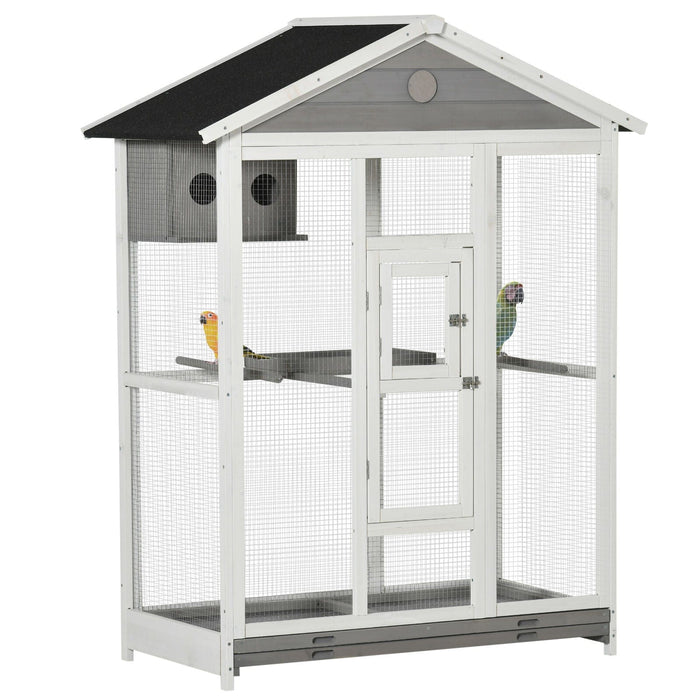 Large Bird Cage with Extra Inches, Beautiful Waterproof Flight Cage