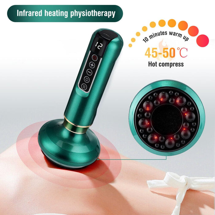 Electric Vacuum Cupping Massage Heating Therapy