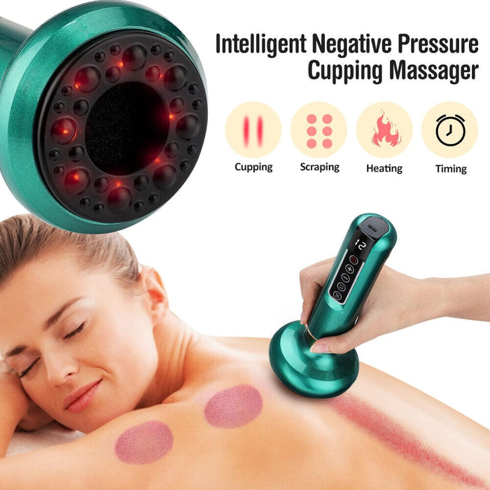 Electric Vacuum Cupping Massage Heating Therapy