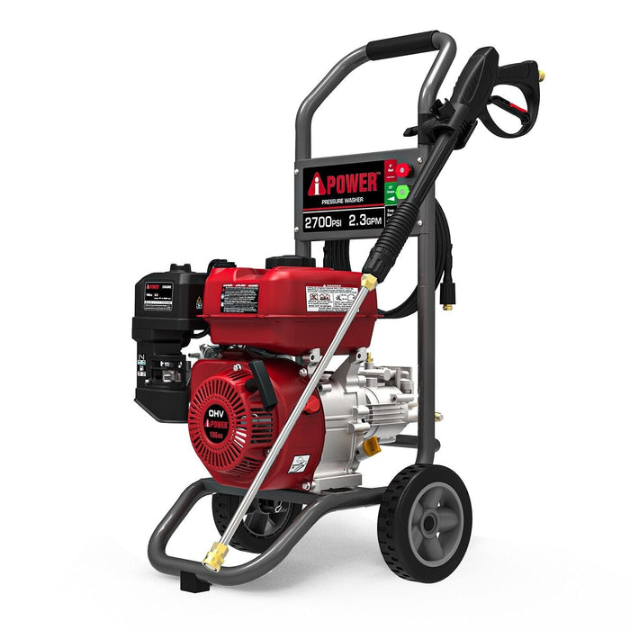 A-iPower 2,700 PSI 2.3 GPM Cold Water Gas Pressure Washer CARB