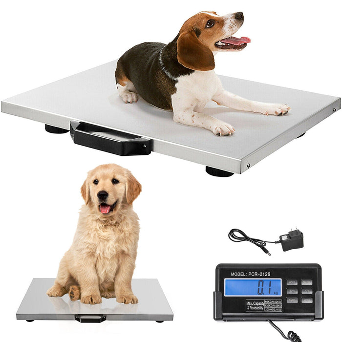 Livestock Vet Scale Dog Scales 400lbs 20.5x16.5" Animal Scale Small Breed