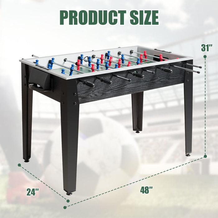 48" Competition Sized Wooden Soccer Foosball Table Adults & Kids