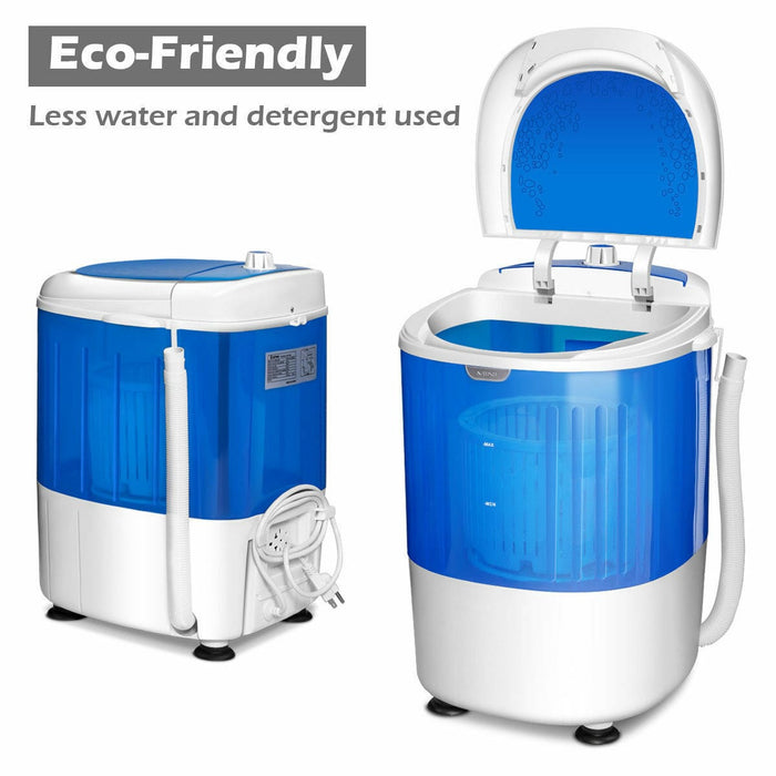 Costway 5.5lbs Portable Mini Counter Top Washing Machine Basket Laundry Washer