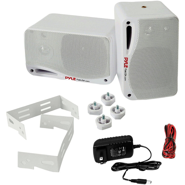 Pyle PDWR42WBT 3.5-Inch 200-Watt 3-Way Indoor/Outdoor Bluetooth Home Speaker