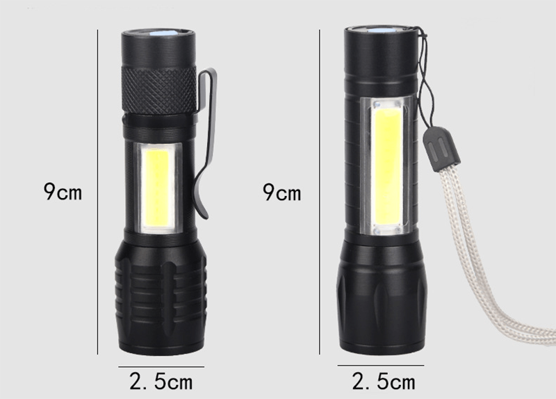 900000LM LED Flashlight Tactical Light Super Bright Torch USB Rechargeable COB