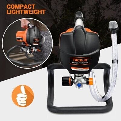TACKLIFE 500W Airless Paint Sprayer with 25ft High-PrPaint Hose Changeable Filter