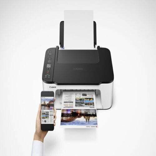Canon Wireless Inkjet All-In-One Photo Printer Copier Scanner WiFi, INK INCLUDED