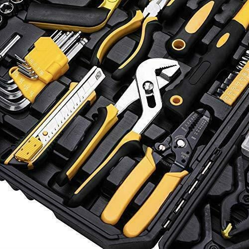 198 PCS Hand Tool Set Mechanics Kit Wrench Socket Household Repair Tools w/ Case