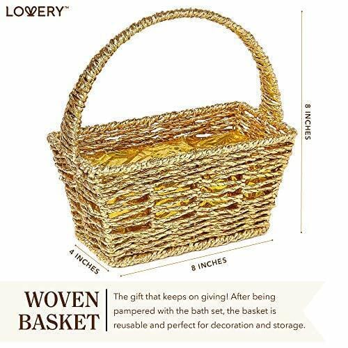 Bath & Body Gift Basket for Women & Men - Orchid & Jasmine Spa Set